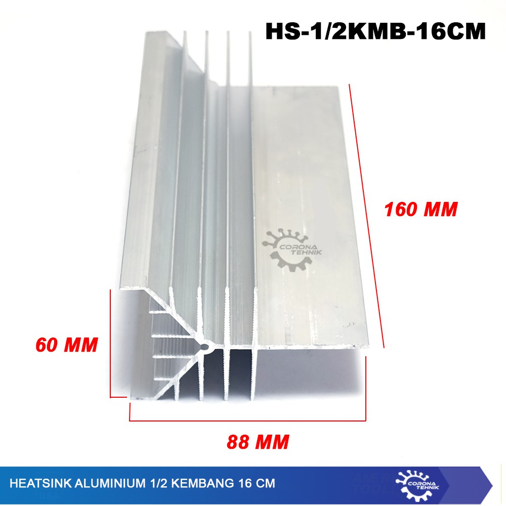 1/2 Kembang 16 cm Heatsink Aluminium