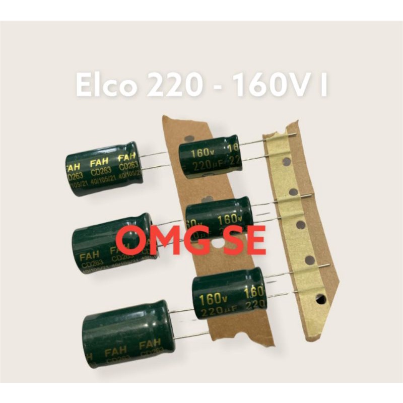elco 220uf 160V renteng