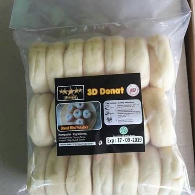 

Donat Kentang 3D