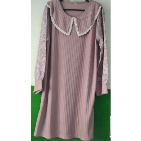 Long Tunik / Tunik Lavino / Brand Lavino / Tunik Rajut / Tunik Knit / Tunik Kombinasi / Tunik Knit M