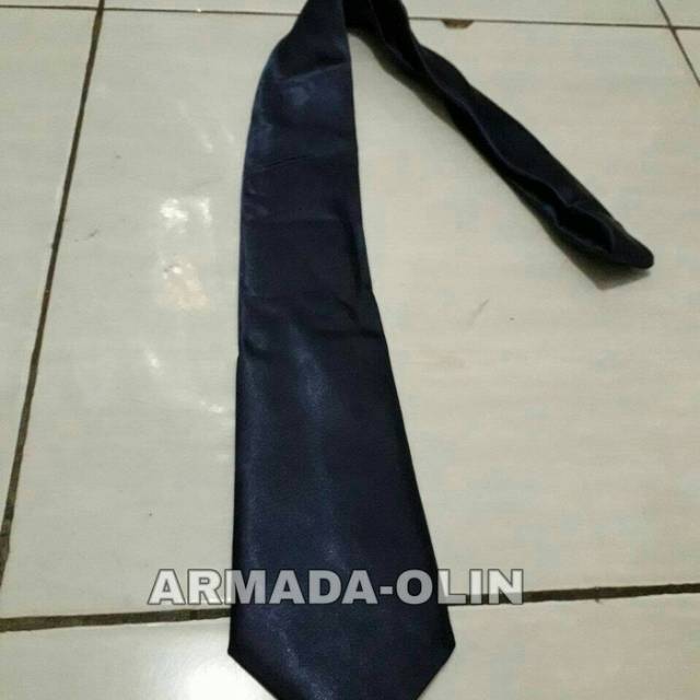 Dasi biru polos | Dasi satpam biru dongker| dasi pria | dasi PDU security warna biru