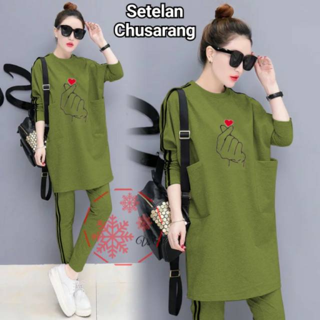 Set chusarang setelan wanita VT