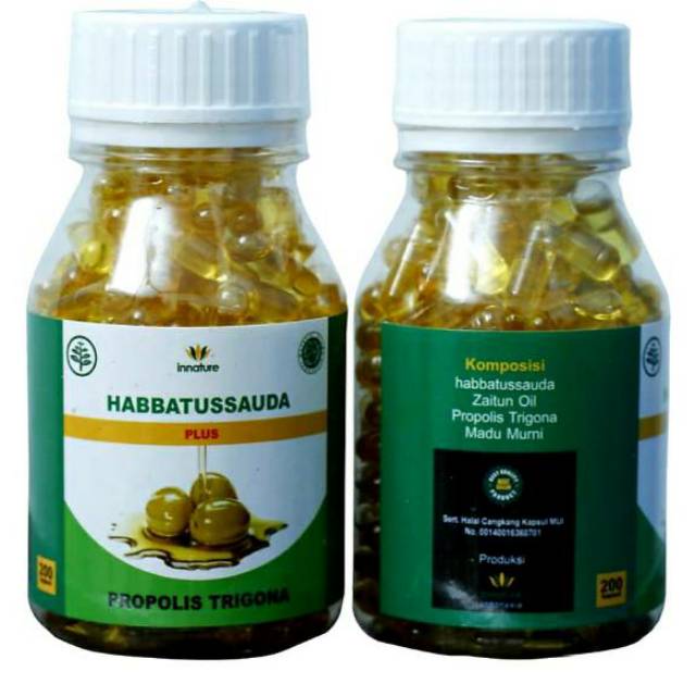 Habbatussauda extra propolis trigona 200 kapsul | Habbatussauda Oil  | Jintan hitam
