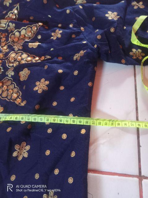 Set Coupel Gamis Matahari Navy Terbaru-couple Songket-set Batik Palembang-seragam Keluarga