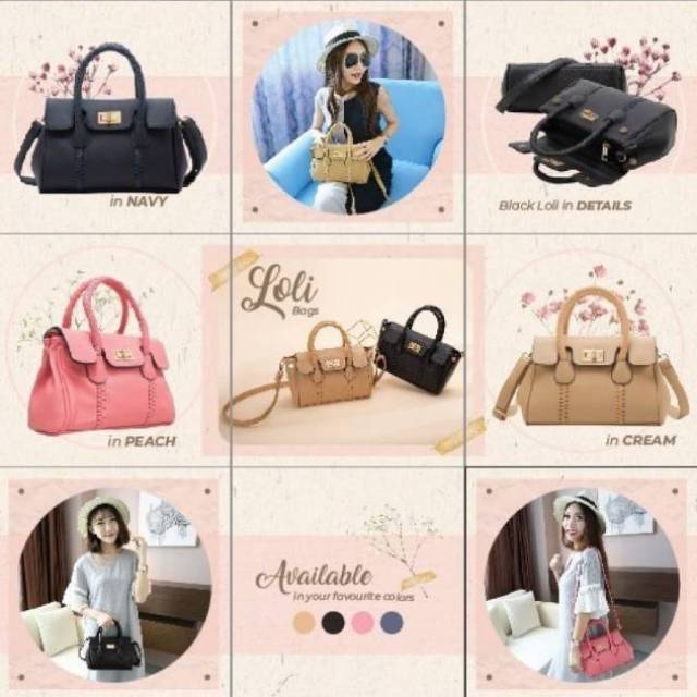 GD 2. RESTOCK LOLI Tas import 1000% ori jims honey