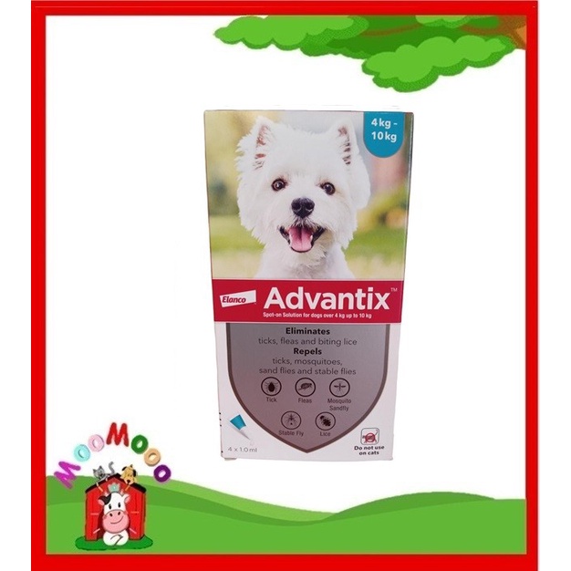 Obat Tetes Kutu Anjing Advantik Bb 4-10 kg 1 ml/Tube