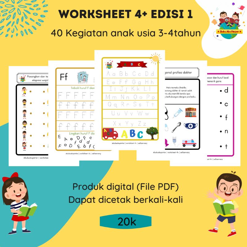 

Worksheet 4+ edisi 1