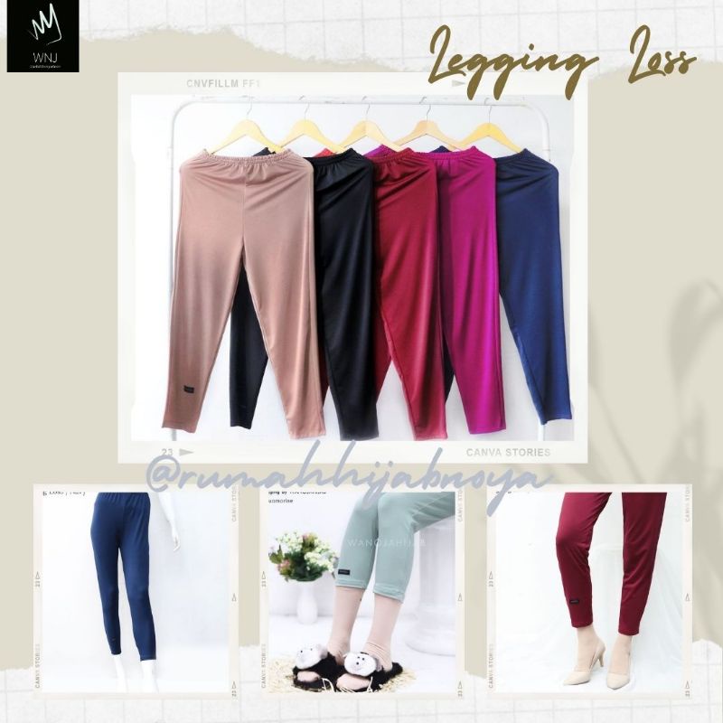 Legging Loss by WNJ/Legging Jumbo/Legging Jersey/Legging Polos/Celana Legging/Celana Gamis