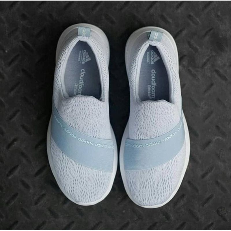 Adidas Cloudfoam Refine Adapt Slip On &quot;Aero Blue/Cloud White&quot;