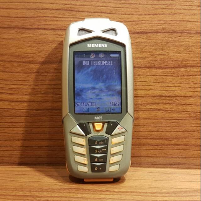 HP Handphone Jadul Siemens M65 Outdoor Mulus Original Anti Air Bukan SL55 SL45 M35 M75