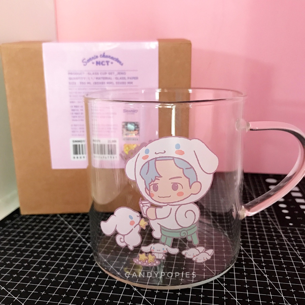 [READY] SANRIO X NCT JENO GLASS CUP ONLY