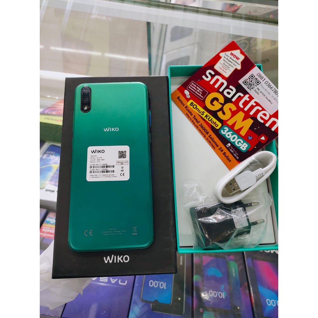 WIKO VIEW 4 LITE 2/32 BONUS KARTU KUOTA 360GB GARANSI RESMI
