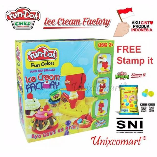 Fun Doh  Play  Set Fundoh Mainan  Lilin  Anak SNI SKUFUN02 