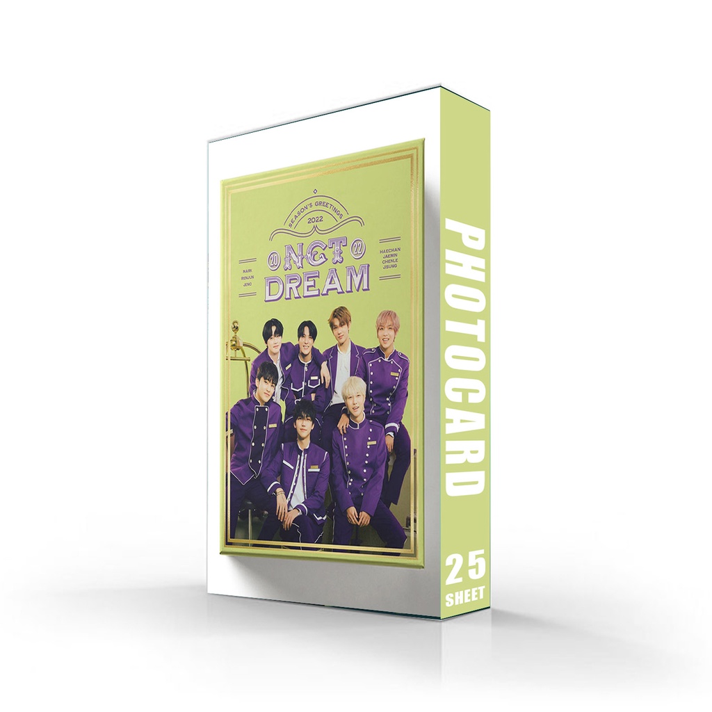 (2 SISI) PHOTOCARD NCT DREAM GLITCH MODE DAN SEASONS GREETING 2022 PREMIUM