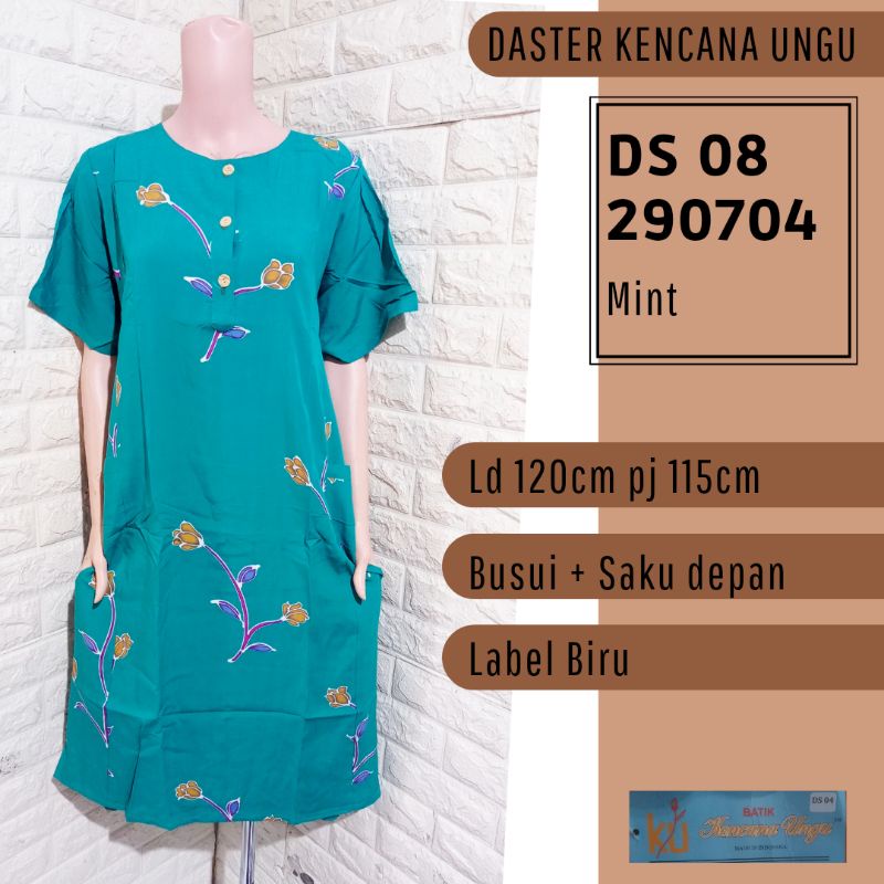 Daster Kencana Ungu Kencono Wungu Label Biru Original Asli Daster Busui