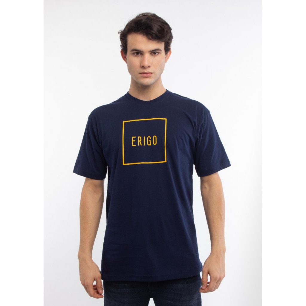 

Erigo T-shirt Box Yellow Navy