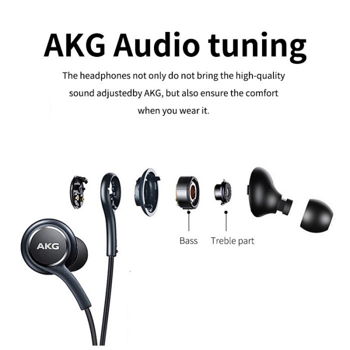 Headset Earphone Note 20 ultra S21 Ultra Note 10 + Plus AKG Type Tipe C Handsfree