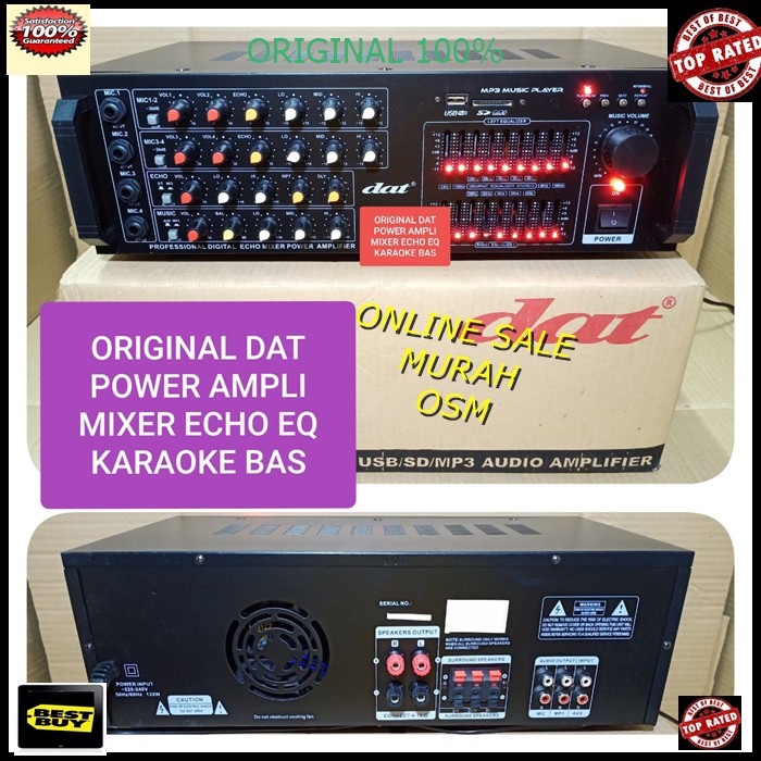 power ampli mixer dat original bluetMR119 power ampli mixer dat original bluetooth profesional digit