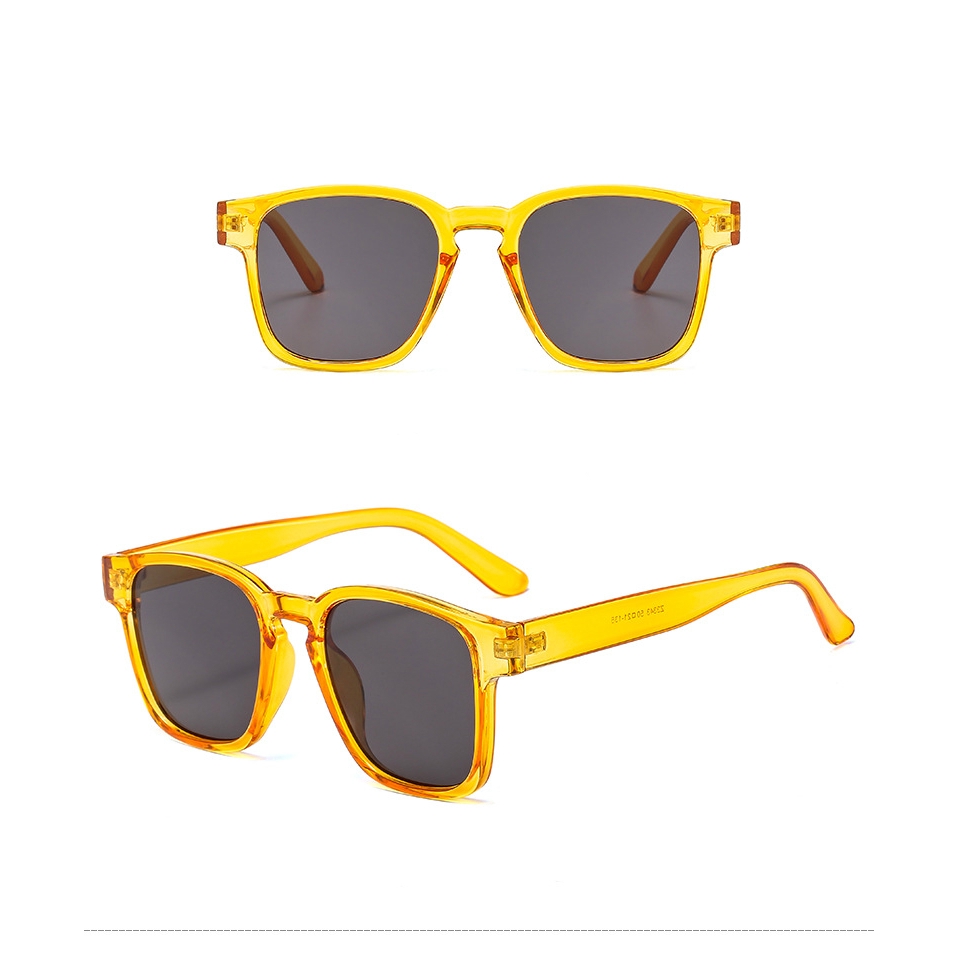 European and American fashion box personality trend men and women sunglasses