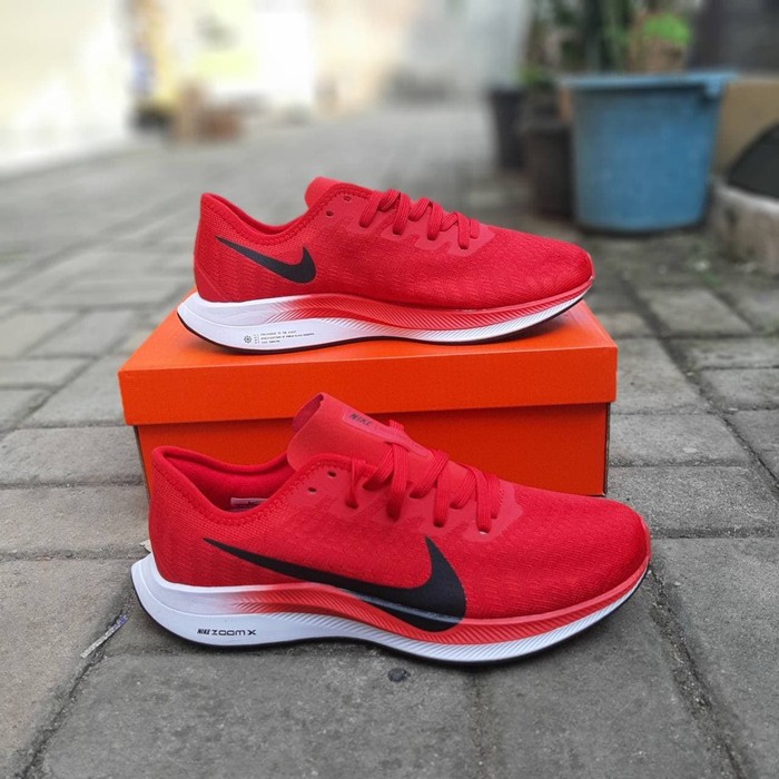 Sepatu Zoom Pegasus Turbo 2 Red Black Sport Import Original Running Terbaru