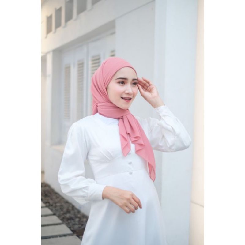 Segiempat Inner | Segitiga Ceruty Premium Syar’i Instan By Desmonda Hijab