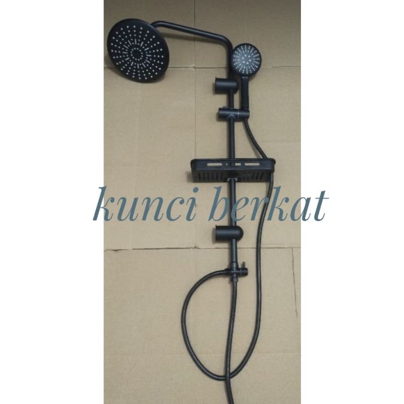 Shower set hitam/Sower tiang/Shower set black/Only Shower