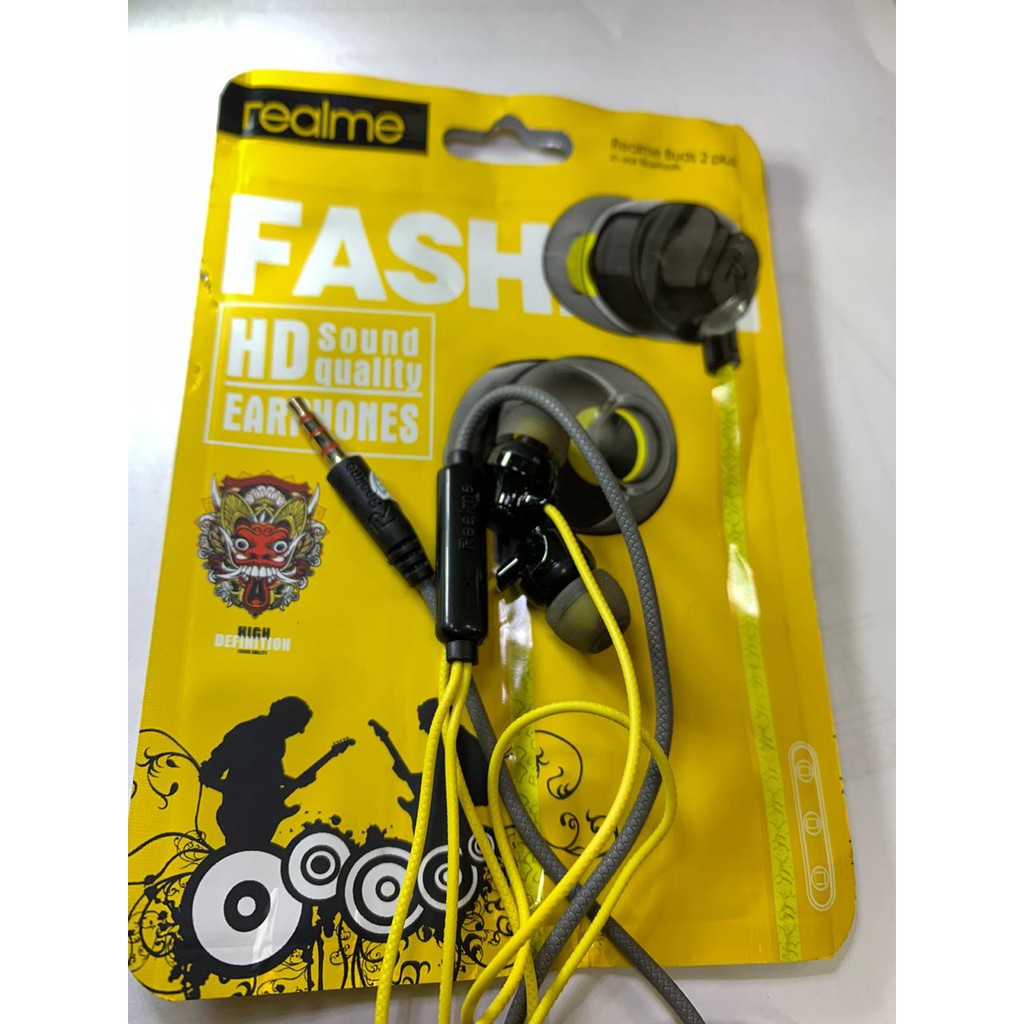 earphone handsfree purebass realme buds RMA101 / MA11 / R32 / QP-005 / AT-038 / RMA103 / R30 / R88 / R35-7