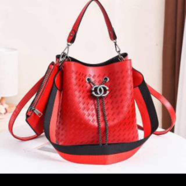 TAS WANITA CHANEL SERUT 01692 SET DOMPET KULIT PREMIUM/ TAS WANITA IMPORT