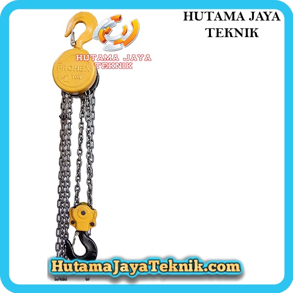 Prohex || Chain Blok Derek Katrol 2 T Ton 2T 2Ton 7 M Meter Mtr 7M 7Meter 7Mtr