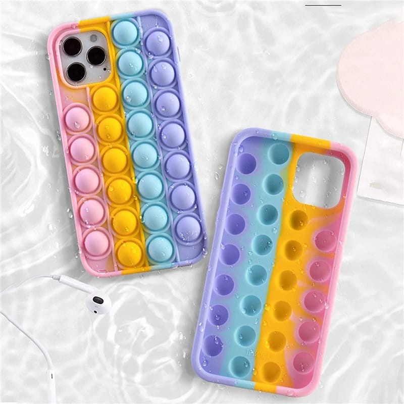 HOKKITERUS21 CASE POP IT IPHONE Casing 6g 6plus 7/8g 7/8plus X XS max XR IP 11 pro max pop ip boba