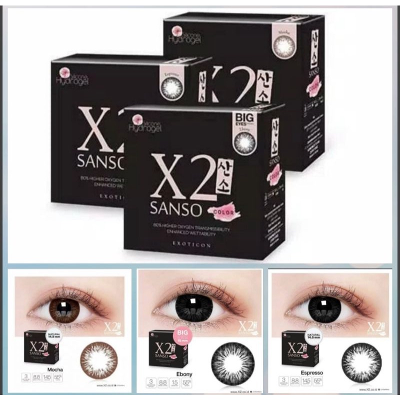 Softlens X2 Sanso black new/soflens x2 sanso black