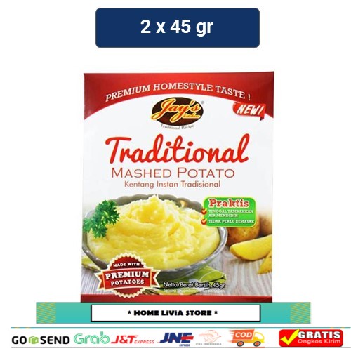 

Jay's Kentang Instan Mashed Potato Traditional 2 x 45 gr