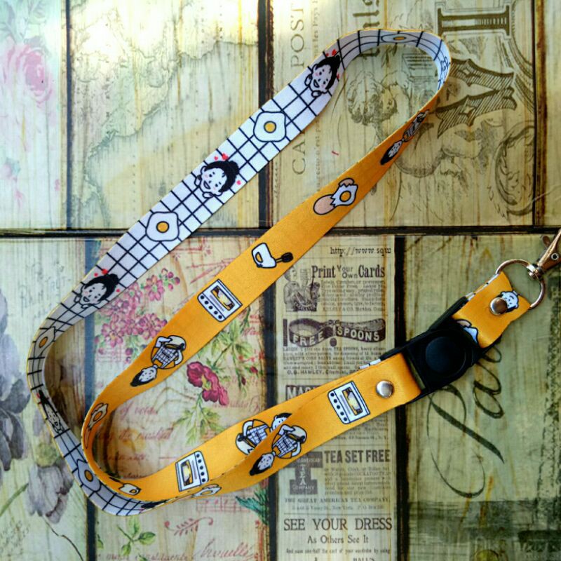 

lanyard kain id card lucu motif masak cooking baking lulabyliesha kue baker ideku handmade