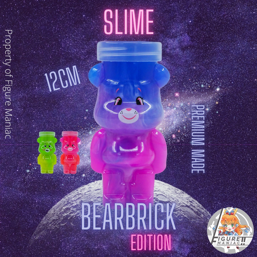 Figure Maniac - Slime Bear Brick Edition Tabung Edition 12 cm Import Premium