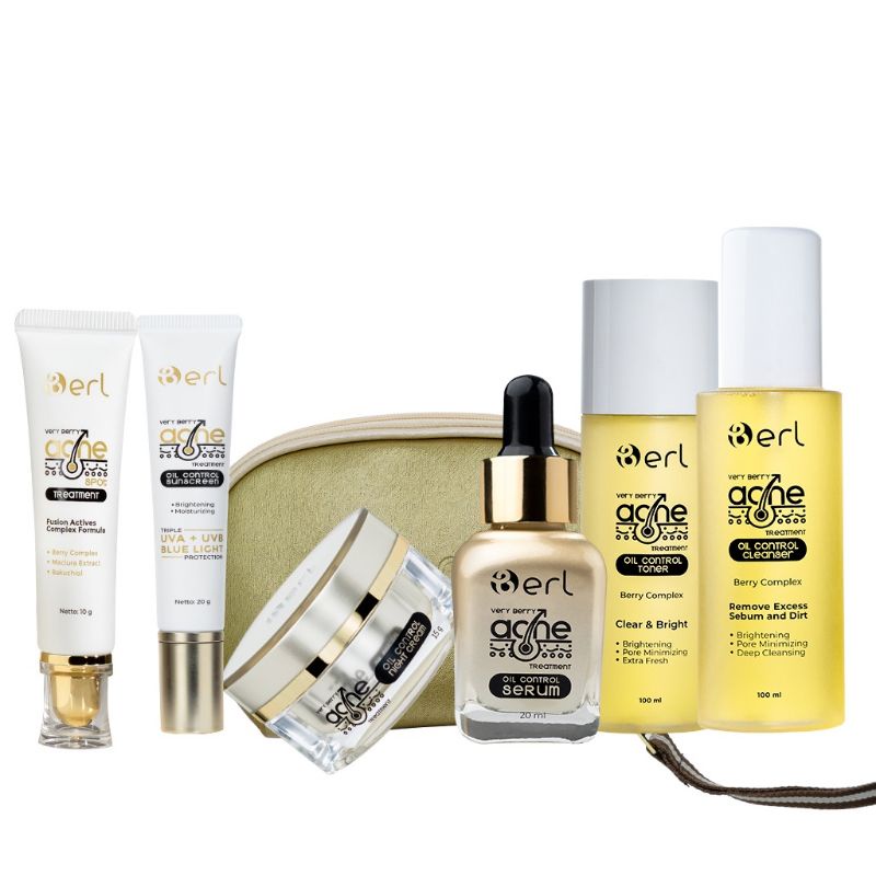 Paket Skincare Acne Treatment Berl Cosmetic
