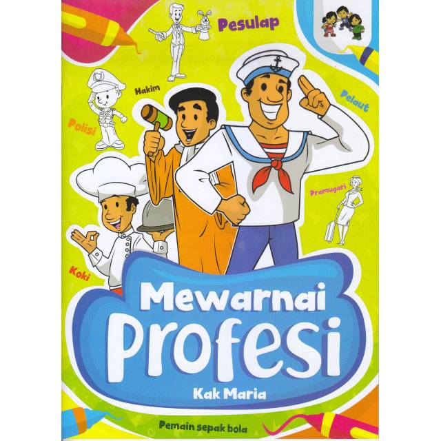 Mewarnai Profesi/Kak Maria/Happy Holy Kids [Original]