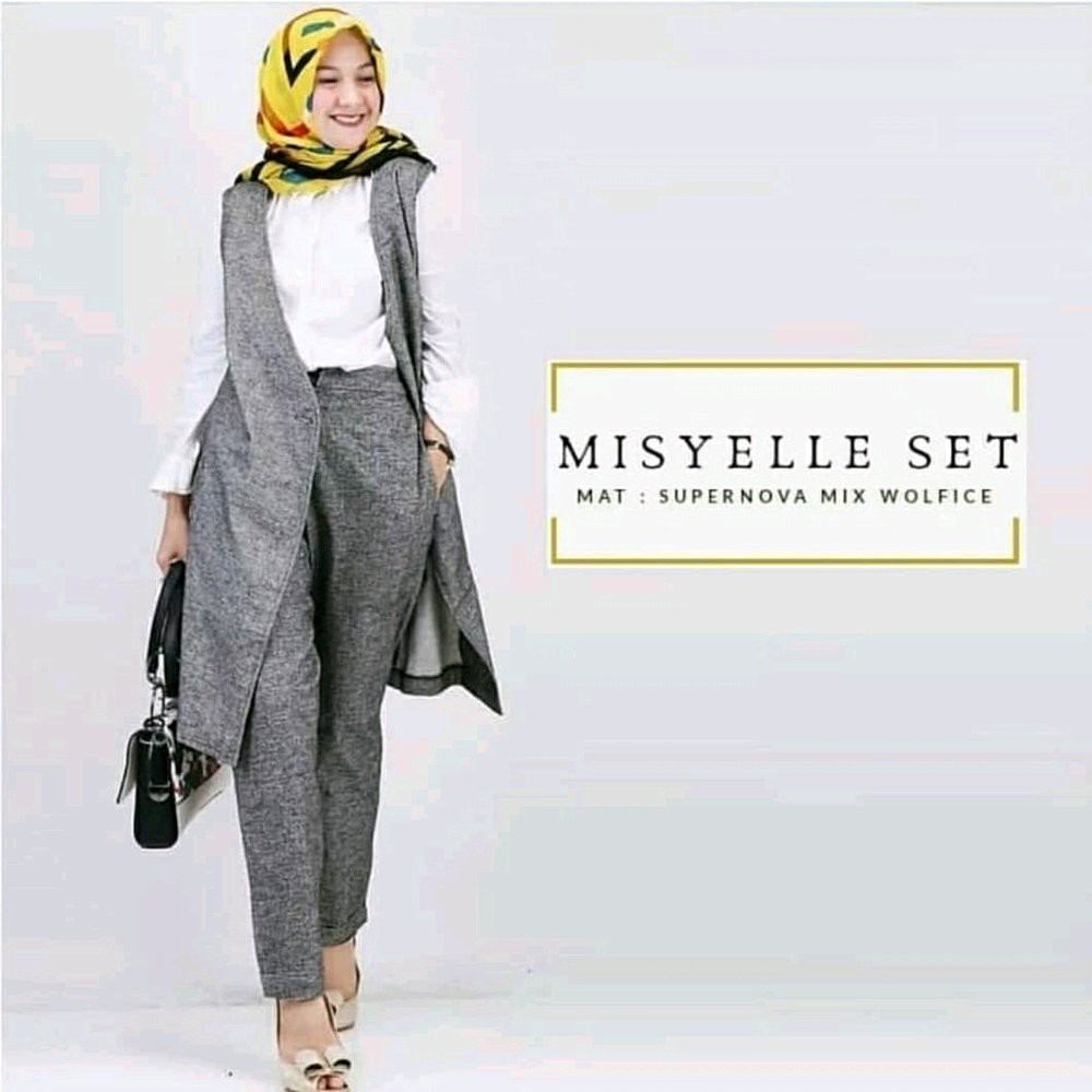 TERLARIS baju stelan / baju muslim / busana muslim / atasan wanita / bawahan wanita / hijab / jilba