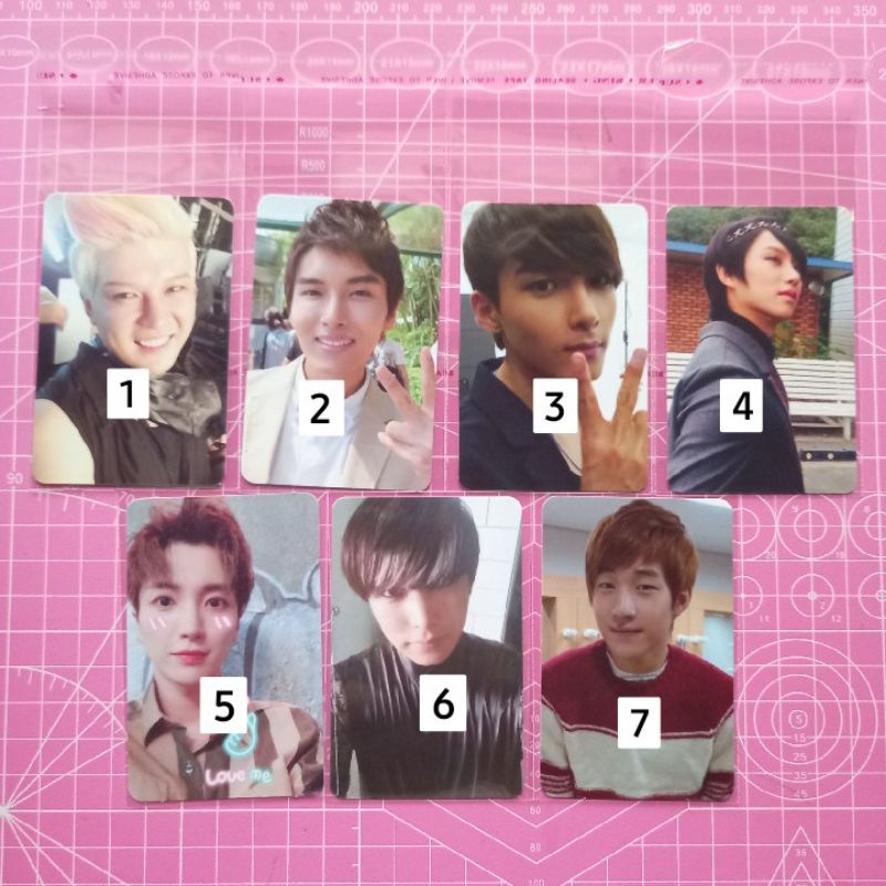 PHOTOCARD SUPER JUNIOR OFFICIAL