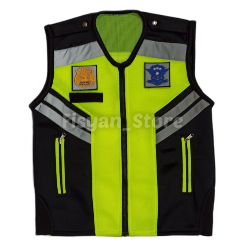 Rompi Security | Rompi Satpam | Rompi Polisi Double Mesh