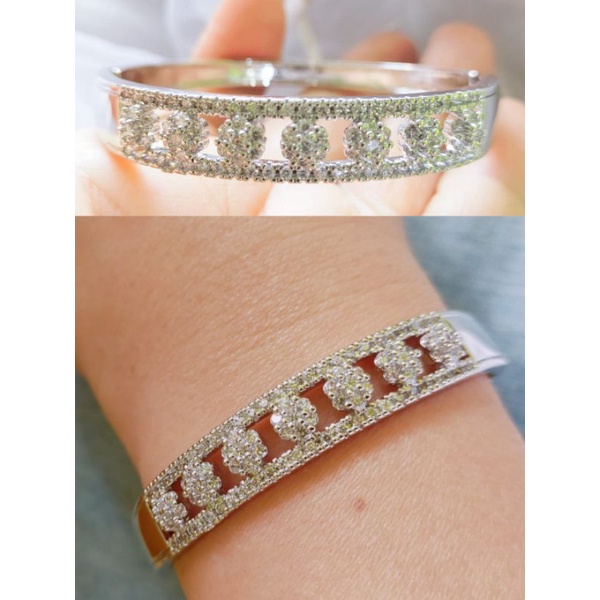 gelang xuping asli/Bangle xuping original mata cubic zirconia