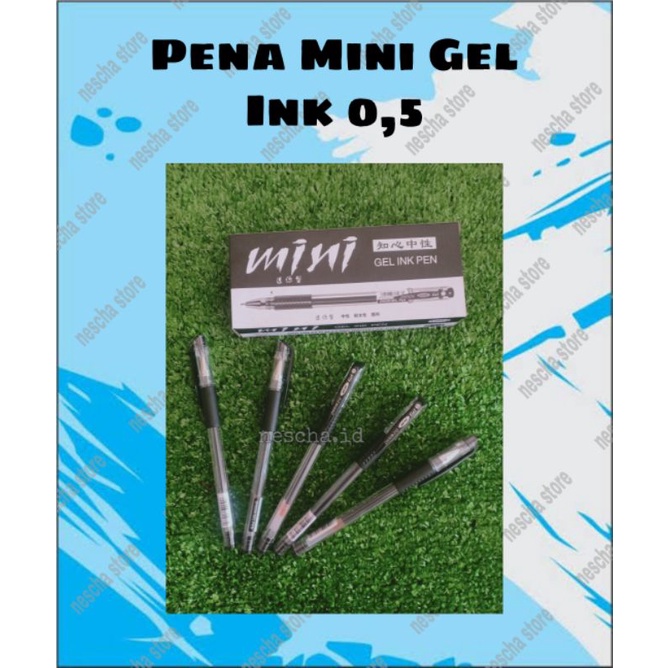 

Pena Mini Gel Ink 0,5 Hitam