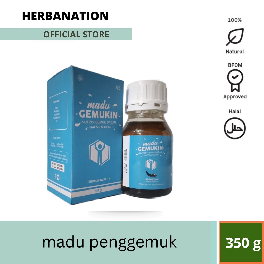 Madu Gemukin 350G madu herbal penggemuk badan