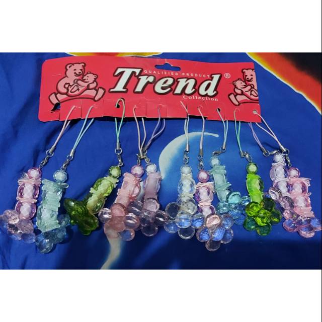 Gantungan Manik Kristal Bunga & Bola