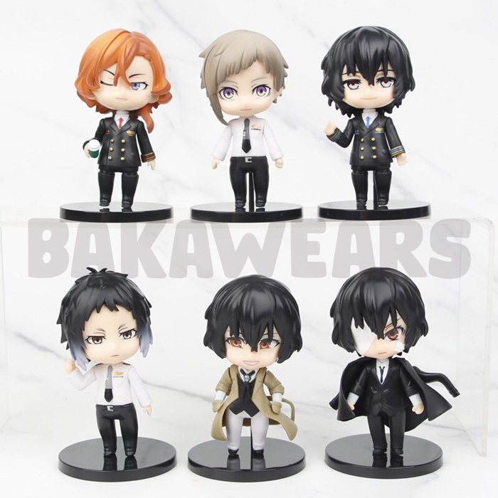 Action Figure Bungou Stray Dogs 2: Cute Kawaii Version - Dazai, Atsushi, Chuuya, Akutagawa