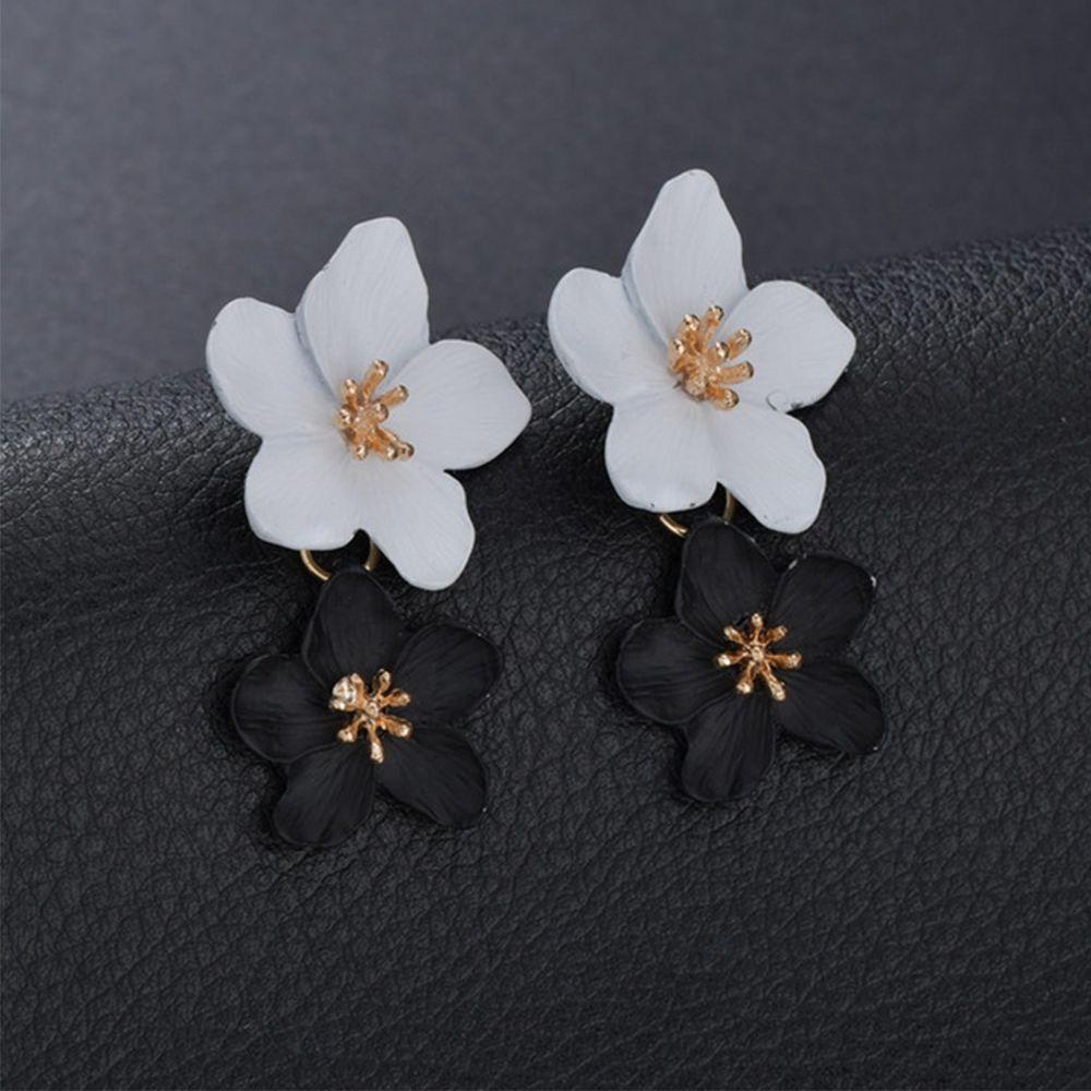 Needway Drop Anting Wanita Desain Baru Pernikahan Berlebihan Boho Warna Campur Perhiasan Fashion