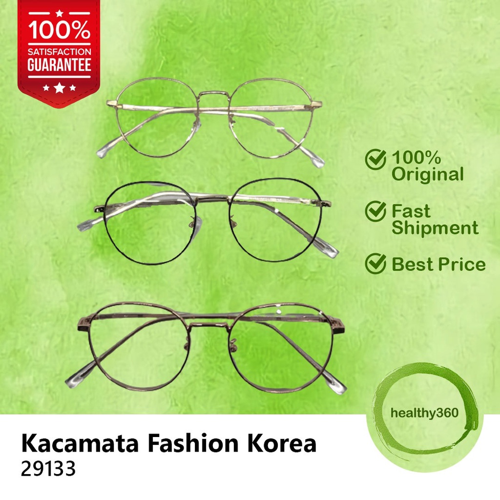 Kacamata BETONE Korea Fashion Lentur Pria Wanita 29133 - Black
