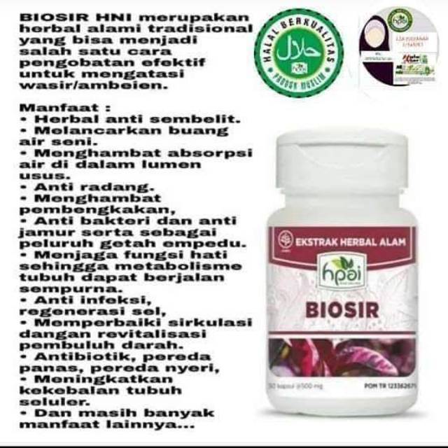 BIOSIR HERBAL WASIR ORIGINAL HNI/HPAI