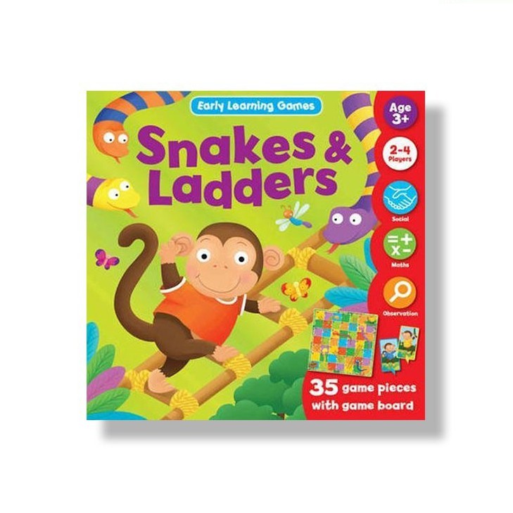 Early Learning Games : Snakes and Ladders (Age 3+)