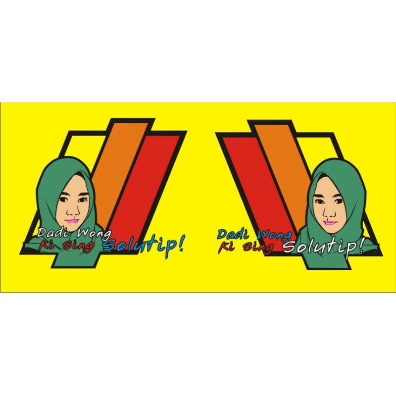 stiker keren untuk pintu mobil