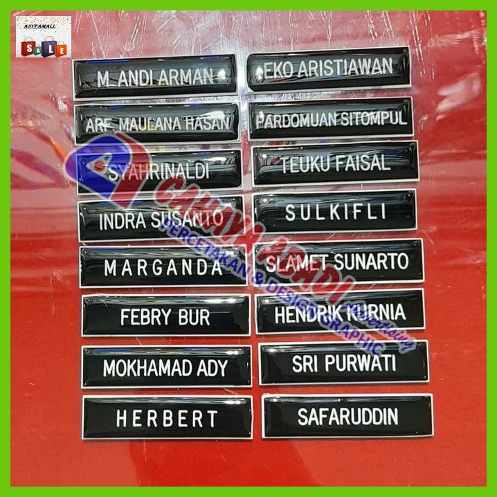 

DOCUMENTO- NAMA DADA ATAU NAME TAG ATAU PAPAN NAMA PDH PNS GRAFIR - PENITI -ASLIII.
